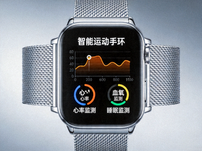 智能运动手环 - 心率血氧睡眠监测